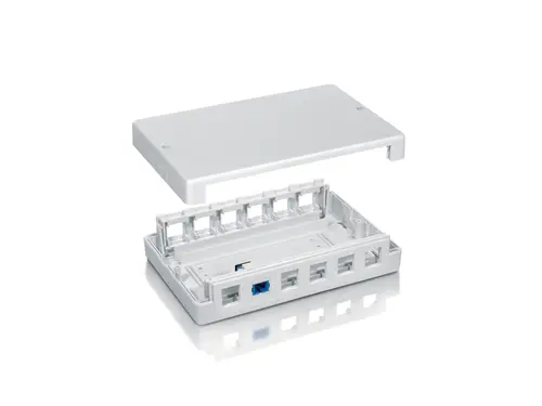125460 caja de tomacorriente Blanco - Imagen 2