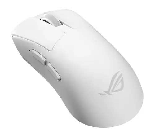 ROG Gladius IV Ace WHT ratón Juego Mano derecha RF Wireless + Bluetooth + USB Type-A Óptico 65000 DPI - Imagen 2