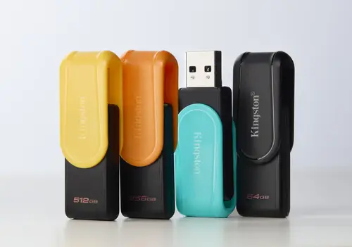 DataTraveler 128GB Portable USB 3.2 Gen 1 Exodia S (Black/Turquoise) - Imagen 6