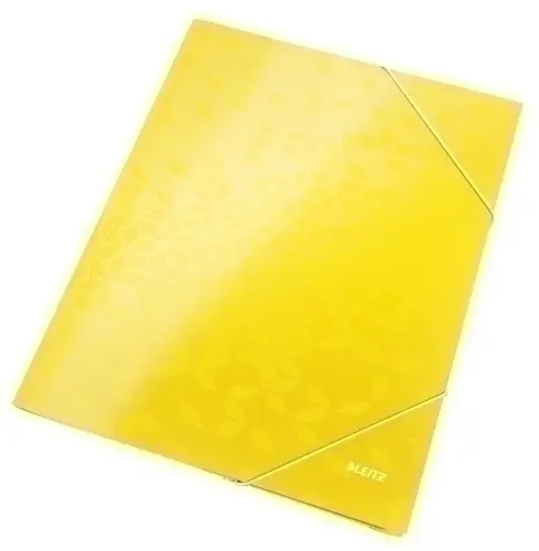 CARPETA SOLAP.LEITZ WOW CART. A4 AMARILL - Pack de 10 unidades