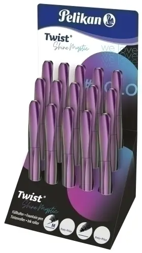 PLUMA PELIKAN TWIST SHINE SURT.EXP.15