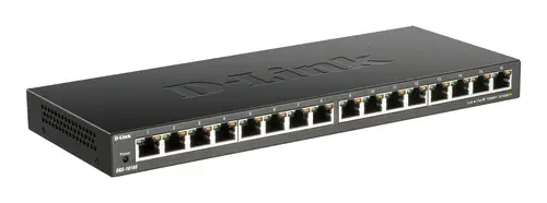 DGS-1016S switch No administrado Gigabit Ethernet (10/100/1000) Negro - Imagen 1