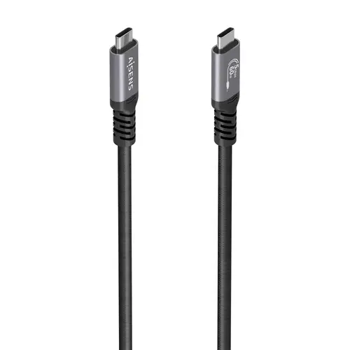 Cable USB 3.2 Gen1 Aluminio 5Gbps 4K@60Hz 3A 60W E-Mark, Tipo USB-C/M-USB-C/M, Negro, 10M - Imagen 1