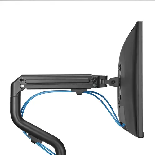 Soporte de Mesa ECO Contrapeso Giratorio e Inclinable para Monitor/TV 8Kg (3 Pivotes, 2 Brazos) de 17-32, Negro - Imagen 5