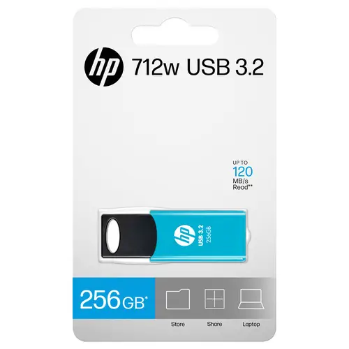 712w unidad flash USB 256 GB USB tipo A 3.2 Gen 1 (3.1 Gen 1) Azul - Imagen 5