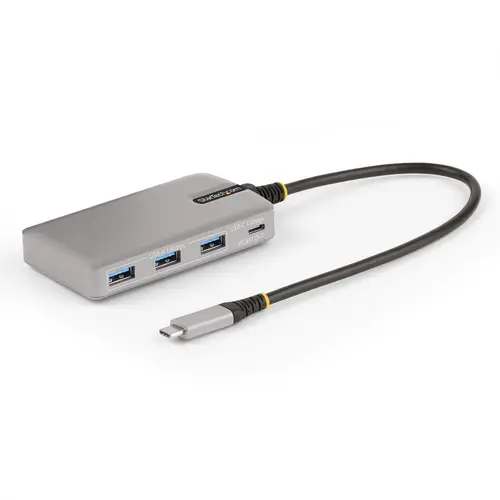Hub Ladrón USB-C de 4 Puertos con Modo Alt de DP para USB-C y Salida de Vídeo de 4K 60Hz - 3x USB-A - 1x USB Tipo C - PD 100W - USB 3.2 10Gbps - Cable 30cm - Portátil - Imagen 1