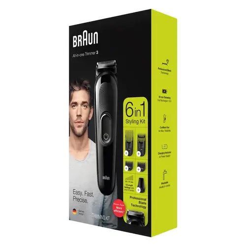 Multigroomer MGK3225 depiladora para la barba Batería 13 2,1 cm Negro - Imagen 6