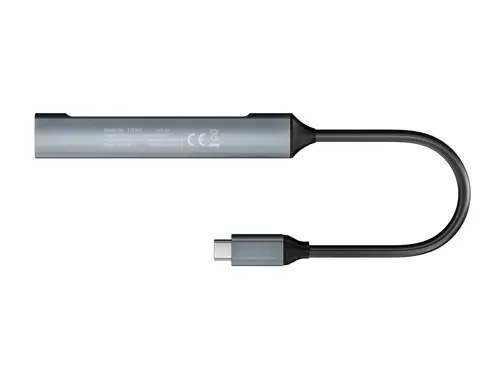 128962 hub de interfaz USB 3.2 Gen 1 (3.1 Gen 1) Type-C 5000 Mbit/s Plata - Imagen 2