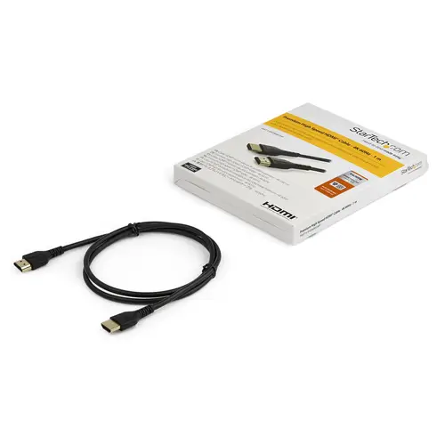 Cable de 1m HDMI 2.0 Certificado Premium de alta velocidad con Ethernet - Durable - UHD 4K 60Hz - con Fibra de Aramida - HDMI 2.0 - TPE - para Monitores, TV y Pantallas - Imagen 6