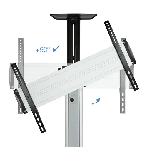 FS1870M-B signage display mount 94 cm (37") Negro, Plata - Imagen 6