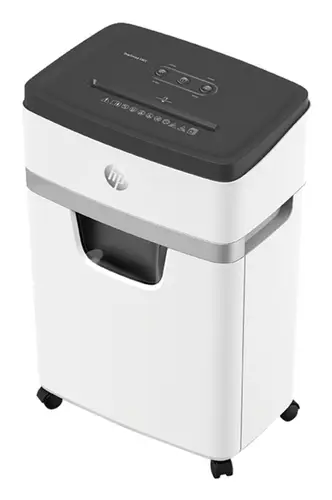 OneShred 18CC triturador de papel Corte en partículas 65 dB 22 cm Blanco, Negro - Imagen 1