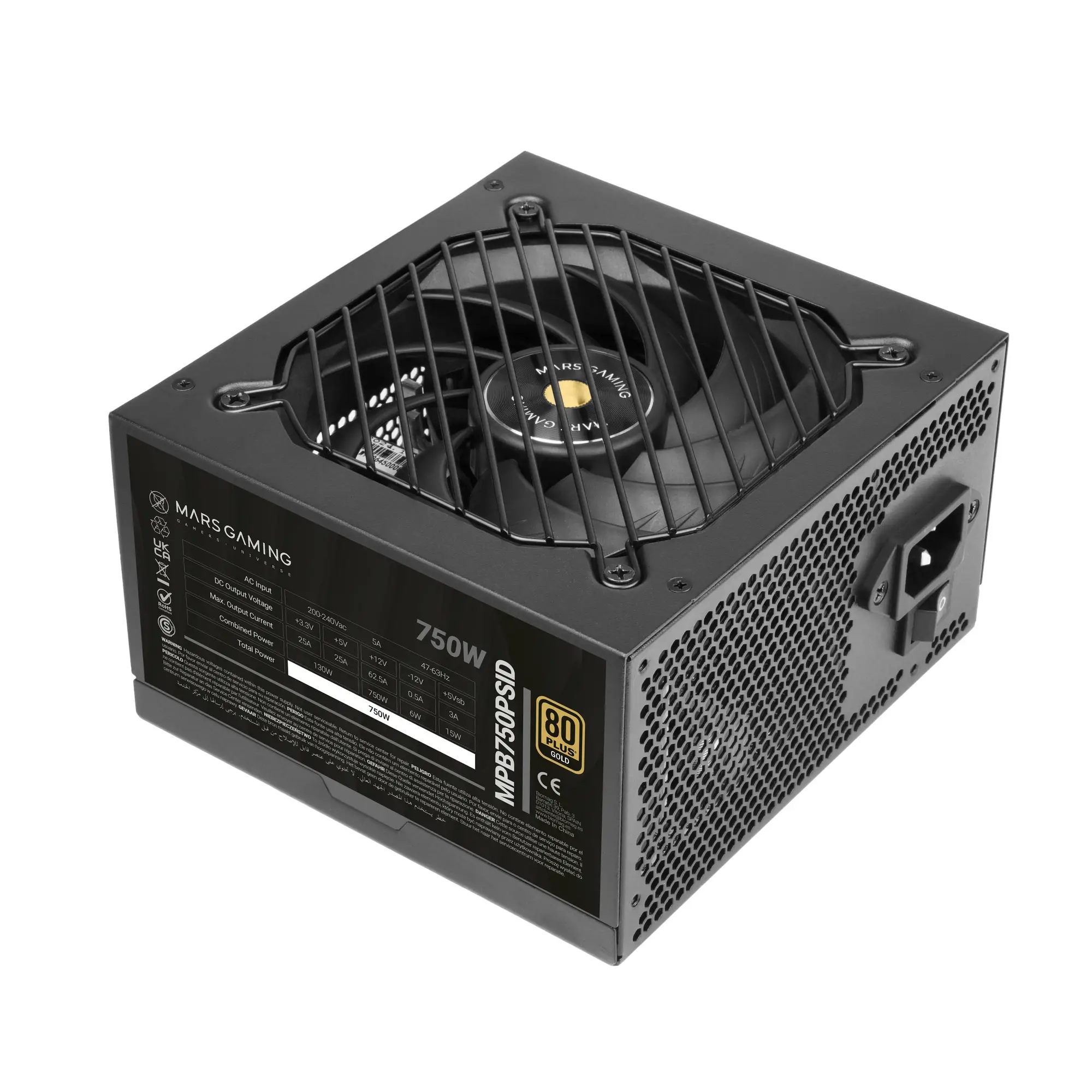 MPB750PSID unidad de fuente de alimentación 750 W 24-pin ATX ATX..