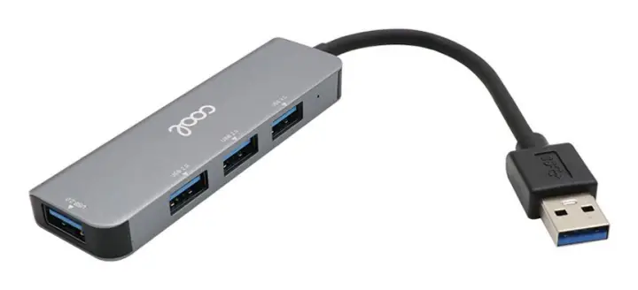 8434847053752 hub de interfaz USB 3.2 Gen 1 (3.1 Gen 1) Type-A 640 Mbit/s Gris