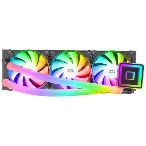 ML-ULTRA360 Negro, Refrigeración Líquida CPU, TDP 650W, Espejo Infinito, 3 Ventiladores Silenciosos FDB ARGB, Tubos ARGB, Multisocket Universal - Imagen 2