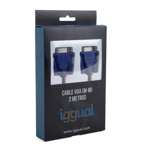 IGG318577 cable VGA 2 m VGA (D-Sub) Negro, Azul - Imagen 4