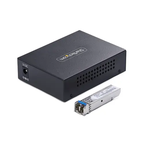 MCM1110SMLC40 convertidor de medio 2000 Mbit/s 1310 nm Monomodo Negro - Imagen 2