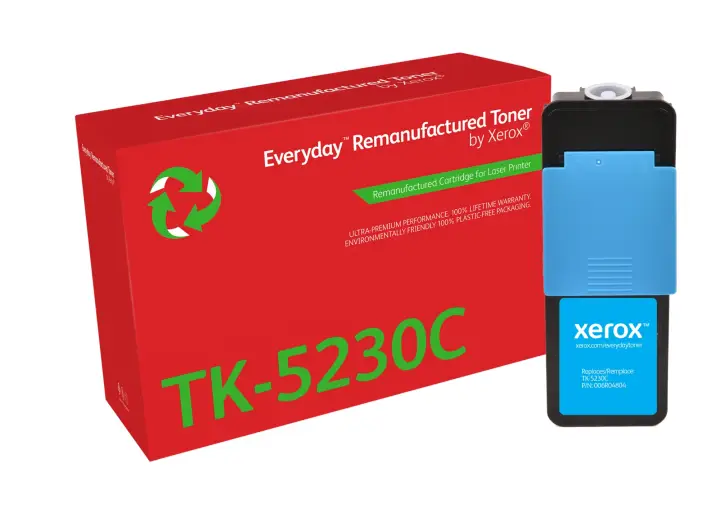 Remanufacturado Everyday Tóner Everyday Cian remanufacturado de Xerox es compatible con Kyocera TK-5230C, Capacidad estándar