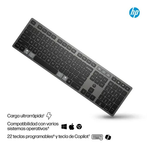 Teclado inalámbrico recargable multidispositivo 720 - Imagen 2