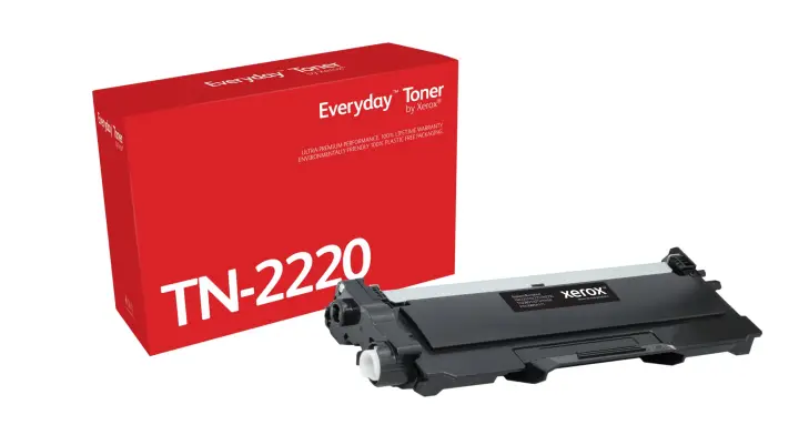 Everyday El tóner Everyday Mono de Xerox es compatible con Brother TN2220, Capacidad estándar