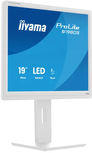 ProLite B1980S-W1 pantalla para PC 48,3 cm (19") 1280 x 1024 Pixeles SVGA LED Blanco - Imagen 2