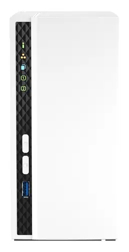 TS-233 servidor de almacenamiento NAS Torre ARM Cortex-A55 2 GB 0 TB QNAP QTS Blanco - Imagen 1
