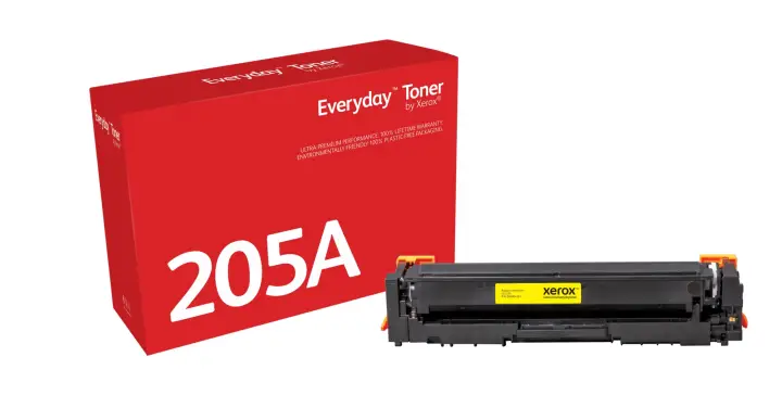 Everyday El tóner Everyday Amarillo de Xerox es compatible con HP 205A (CF532A), Capacidad estándar