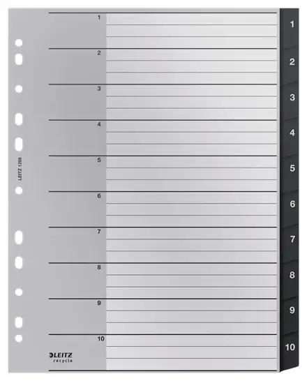 12080000 lengüeta de índice Separador en blanco con pestaña Po..