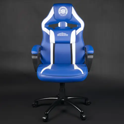 My Hero Academia KX MHA GAMING CHAIR Silla para videojuegos universal Asiento acolchado Azul, Blanco - Imagen 11