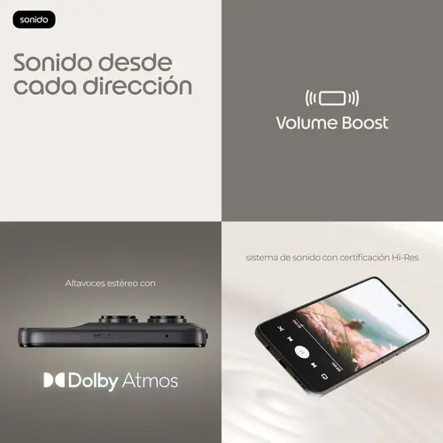 moto g37 16,9 cm (6.67") SIM doble Android 16.0 5G USB Tipo C 4 GB 128 GB 5200 mAh Gris - Imagen 8