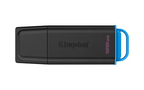 DataTraveler 128GB Portátil USB 3.2 Gen 1 Exodia Negro + Azul - Imagen 1