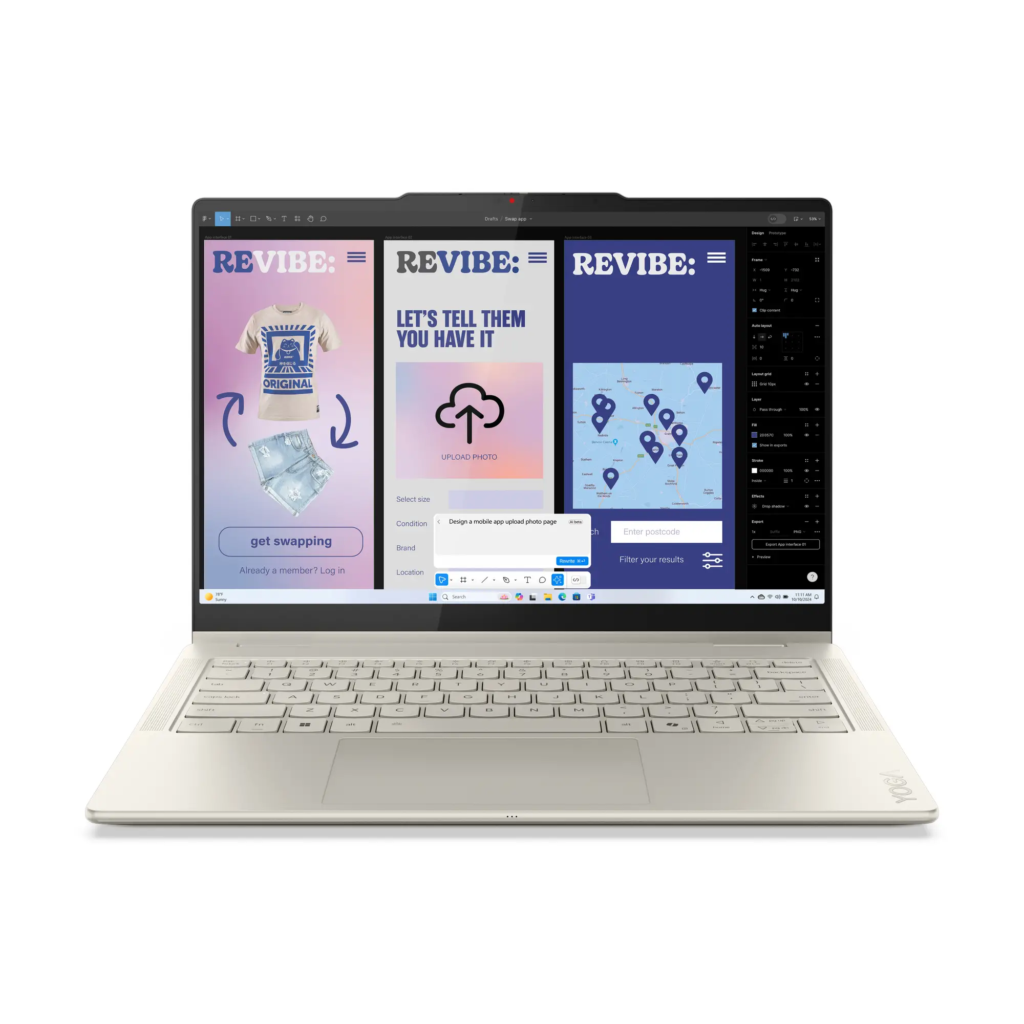 Yoga 7 2-in-1 14ILL10 Copilot+ PC Intel Core Ultra 5 226V Híbrido (2-en-1) 35,6 cm (14") Pantalla táctil WUXGA 16 GB LPDDR5x-SDRAM 1 TB SSD Wi-Fi 7 (802.11be) Windows 11 Home Español Gris
