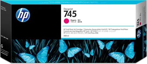 Cartucho de tinta DesignJet 745 magenta de 300 ml - Imagen 1