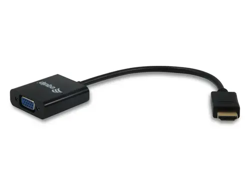 11903607 adaptador de cable de vídeo HDMI tipo A (Estándar) VGA (D-Sub) Negro - Imagen 1