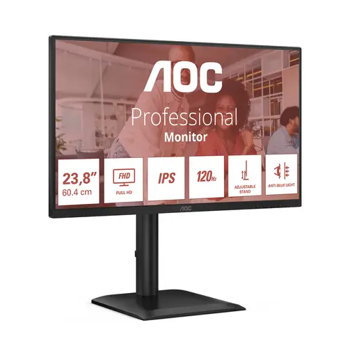 24E4U pantalla para PC 60,5 cm (23.8") 1920 x 1080 Pixeles Full HD LED Negro - Imagen 4