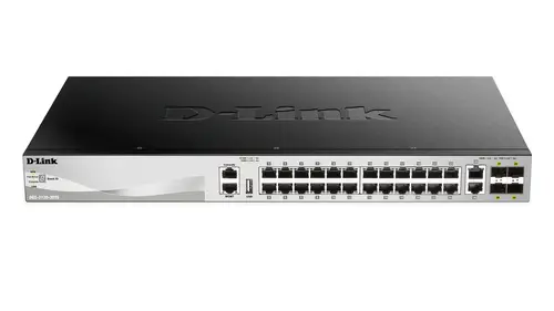 DGS-3130-30TS Gestionado L3 Gigabit Ethernet (10/100/1000) Negro, Gris - Imagen 2