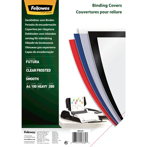 Portadas Polipropileno A4 , 300 micras, Transparente Pack 100 - Imagen 1