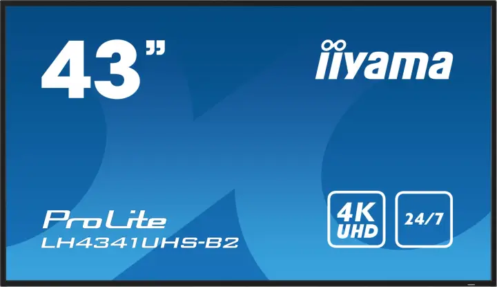 LH4341UHS-B2 pantalla de señalización 108 cm (42.5") LCD 500 cd / m² 4K Ultra HD Procesador incorporado Android 8.0 18/7