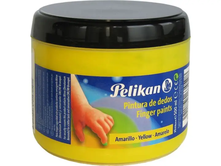 PKN PINTURA DEDOS AMARILLO 500ML. 63459