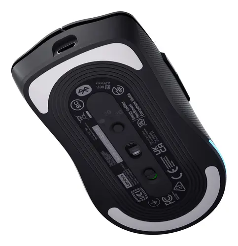 Legion M220 ratón Juego Ambidextro RF Wireless + Bluetooth + USB Type-C Óptico 5000 DPI - Imagen 6