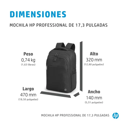 Mochila Professional de 17,3 pulgadas - Imagen 5