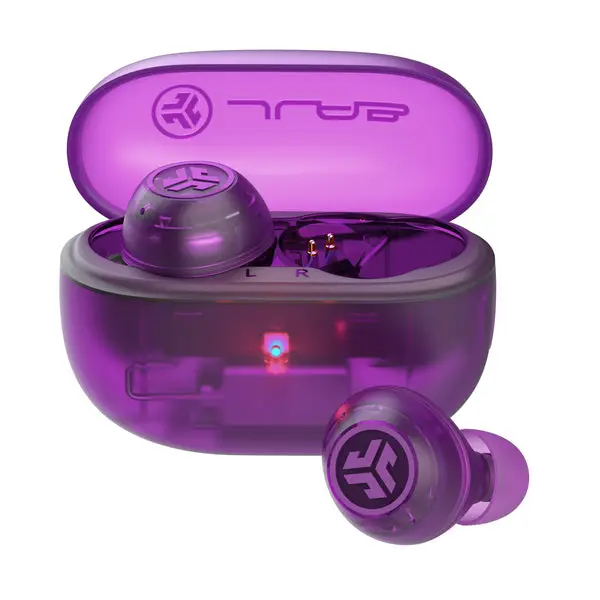 Go Pop ANC Auriculares True Wireless Stereo (TWS) Dentro de oído Llamadas/Música Bluetooth Púrpura, Transparente