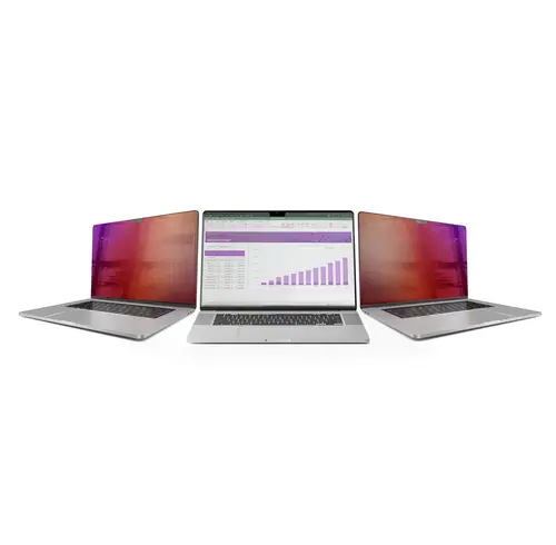 Filtro de Privacidad Dorado para MacBook Pro 21/23 de 16in - con Privacidad Mejorada - Protector de Pantalla de Doble Cara - +/- 30 Grados - Imagen 2