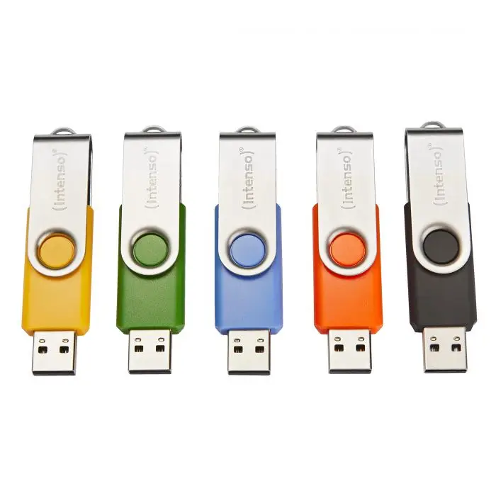 Basic Line unidad flash USB 8 GB USB tipo A 2.0 Negro, Azul, Verde, Naranja, Amarillo