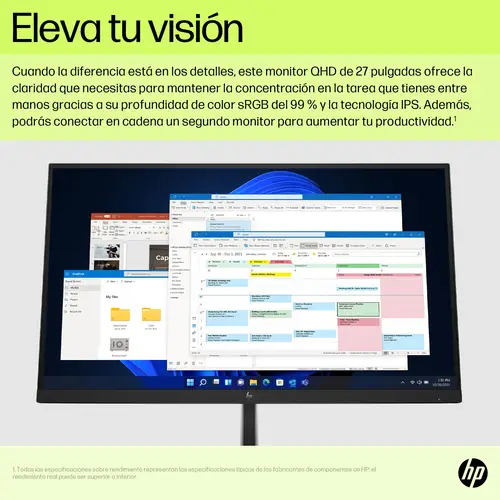 Monitor USB-C QHD E27u G5 - Imagen 12