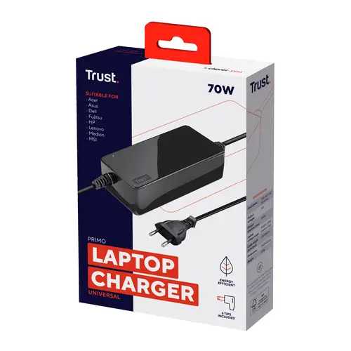 Primo adaptador e inversor de corriente Interior 70 W Negro - Imagen 3