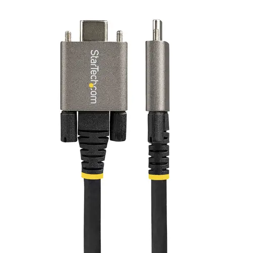 Cable 50cm USB-C con Tornillos Laterales de Fijación - 10Gbps - Cable USB Tipo C USB 3.2 Gen 2 - con Carga por Entrega Alimentación PD de 100W (5A), Modo Alt DP - Imagen 3