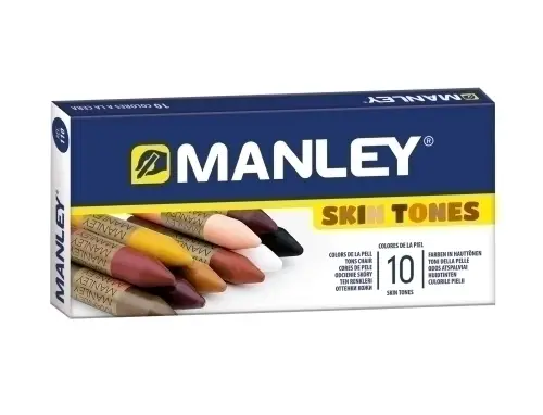 MANLEY CERAS ESTUCHE 10 UD SURTIDO TONOS DE LA PIEL