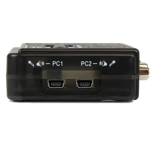 Juego de Conmutador KVM de 2 puertos con todo incluido - USB - Audio y Vídeo VGA - Imagen 2