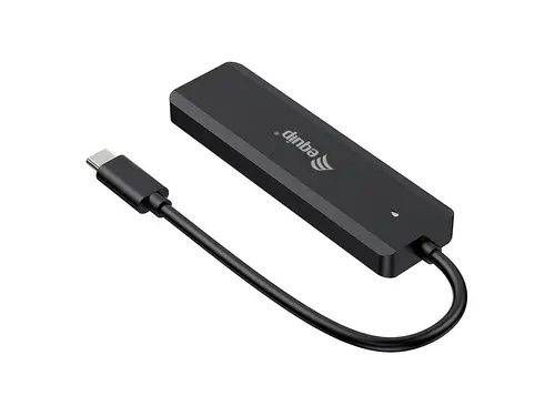 128966 hub de interfaz USB 3.2 Gen 2 (3.1 Gen 2) Type-C 10000 Mbit/s Negro - Imagen 2