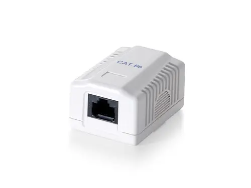 235211 toma de corriente RJ-45 Blanco - Imagen 1